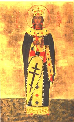 Icône de Sainte Catherine d'Alexandrie