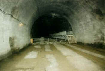 Le tunnel de Dora (photo contemporaine)