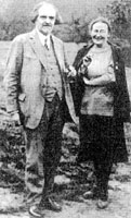 Nicolas Berdiaev et Élisabeth Skobtsov (mère Marie) 1930