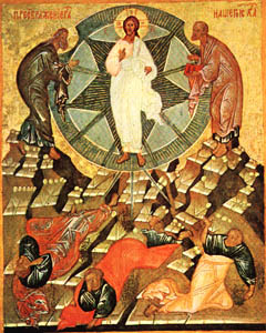 Icône de la Transfiguration (Novgorod, Russie)