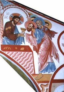 Fresque de la Sainte Communion