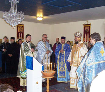 Inauguration avec Mgr Nicolae