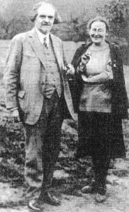 Photo : lisabeth Skobtsov (Mre Marie) avec Nicolas Berdiaev en 1930